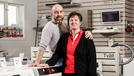 Peter Frisk och Jenny Lind använder tjänsten medium för sitt företag.